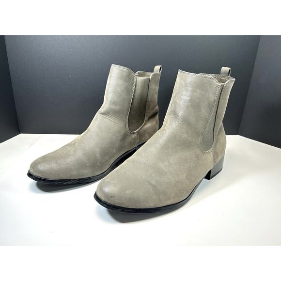 Lane Bryant Elastic Ankle Boots 11W Tan - Picture 1 of 16